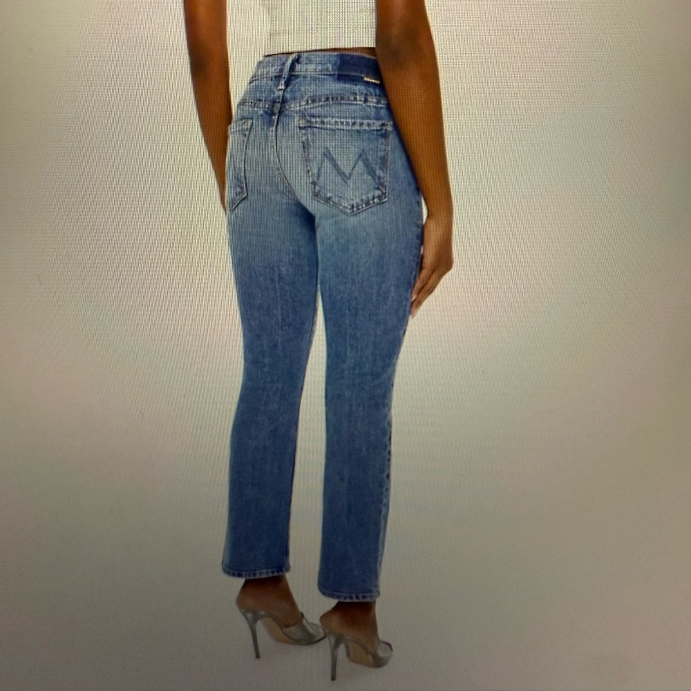 NWT sz 32 Mother Superior denim insider flood metal magic